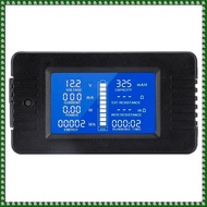 (CEUO) DC Battery Monitor MeterLCD Display DC Battery Monitor Meter 0-200V Voltmeter Ammeter