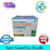Sure-Guard 3cc Disposable Syringe (100pcs/Box)