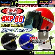 FREE Tinted Visor  BKP88 Helmet Motorcycle SIRIM Certified Safety Helmet BKP 88 Topi Keledar Motor M