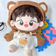 20cm/15cm/10cm Cotton Doll Clothes Doll Cute Cartoon Jumpsuit Star Doll Baby Clothes