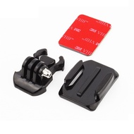 3 IN 1 Curved Adhesive Mount + Quick-Release Buckle Mount + 3M Sticker For GoPro