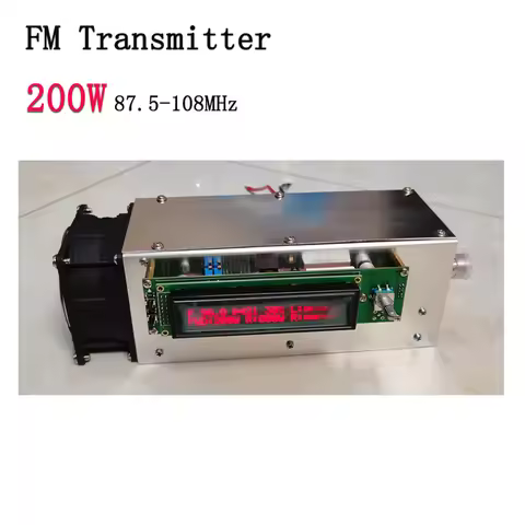 200W 87.5-108MHz FM Transmitter Radio Station