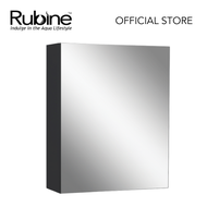 RUBINE RMC-1640D10 BK 45cm SS Mirror Cabinet - Pearl Black