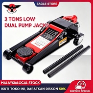【Limited Offer】Heavy Duty 3 Ton Floor Jack Hydraulic Floor Jek Kereta Jet Car Vehicle Van 3Ton Jack 