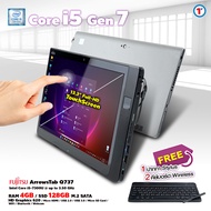 โน๊ตบุ๊ค/แท็บเล็ต 2 in 1 Fujitsu Stylistic Q737 Core i5-7300U RAM 4GB SSD M.2 128GB HDMI WiFi+BT จอ