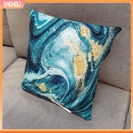 yakhsu|  Printed Pillowcase Stain-resistant Pillowcase Blue Ocean Pattern Pillowcase Modern Square Pillow Shams for Bedroom and Living Room Decor Hidden Zipper Closure 45x45cm