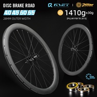 2023 Disc Brake Road Carbon Wheels Ceramic Road Bike Wheelset Tubless CLincher Disc Wheelsets Pillar