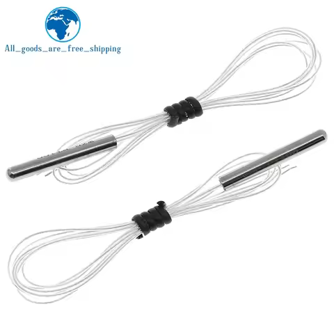 1/3pcs PT100 Platinum Resister Temperature Sensors Waterproof Temp Probe -20~450 Celsius Insulated S
