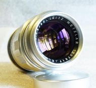 【悠悠山河】收藏級 Leica M Elmarit 90mm F2.8 LEITZ 德鏡 鏡片完美 無刮無霉無霧無塵