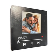 Photo Music Box Fridge Stickers Customized Music Fridge Stickers Replaceable Photo Anniversary Gift