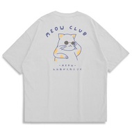 【CREEPS-STORE】Meow Club Boss 寬鬆重磅印花T恤 210g