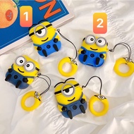 Airpod 1 2 Pro Minion Case for Airpods i11 i12 i18 i100 wireless headphones...