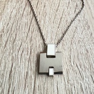 愛馬仕 HERMES H項鍊 白色