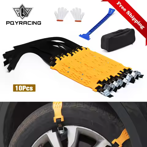 Car Winter Tire Wheels Snow Chains Snow Tire Anti-skid Chains Wheel Tyre Cable Belt Winter Outdoor E