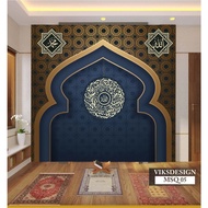 Jual wallpaper dinding, Wallpaper 3d Mushola Rumah 3d, Wallpaper