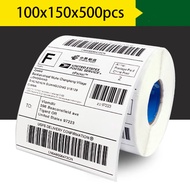 A6 Thermal Label paper Print 100x150mm Shipping Label Barcode Sticker A6 Fold Thermal Sticker AWB Ai