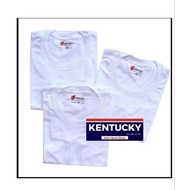white t-shirt for kids K£ntucky Round neck 1yrs to 13yrs old