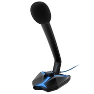 Yanmai G33 Gaming Microphone Desktop Condenser Recording LED Indicator USB Connection Playing Game