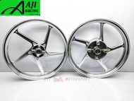 HONDA RS150 AJI RACING Sport Rim Chrome Silver FORGED SPORT RIM CR 511 FG 511 Motor Accessories Parts Wheels RS 150 Spare Parts RS150