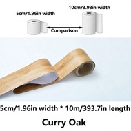 1pc Self-Adhesive Wood Grain Repair Tape, 1.97inch*393.7inch, For Furniture, Table, Floor, Door, Win