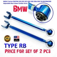 BMW 3 Series E36/E46 318.323i 325 328i 330i 330ci M3/ Z4 E85/E86/E89 Adjustable Rear Lower Camber Ar