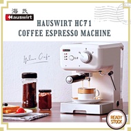 HAUSWIRT HC71 Coffee Espressor Machine 15 Bar 92℃ 25sec Quick Brew With Milk Frother Simple Operatio