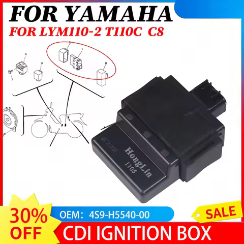 Motorcycle CDI Ignition Box Complete Unit With Trigger For YAMAHA Crypton R T110 C8 T110C LYM110-2 4