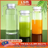 Transparent Water Bottle 1.5L Cold Drink with Lid | 1.5L Ice Drink Plastic PVC Water Bottle