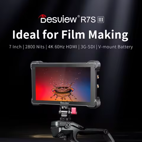 Desview R7SIII R7III 7 inch Camera Field Monitor 2800nits HD 4K 60HZ HDMI/SDI Touch Screen LUT Displ