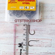 Mata kail pancing carbon Vezel Kazuri Kazurri 1053 (chinu ring) Box/ Kotakan No 1-12