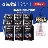 Aiwibi Baby Diapers Magic Comfort (Pant x 9Pack)