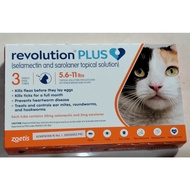 Revolution Plus Orange 2.6 kilo - 5.6 kilo, Price Per Tube, Flea Medicine For Adult Cats
