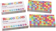 dohobby 200 Pack Punch Cards, Incentive Best Behavior Chart, Loyalty Reward Punch Card for Business 