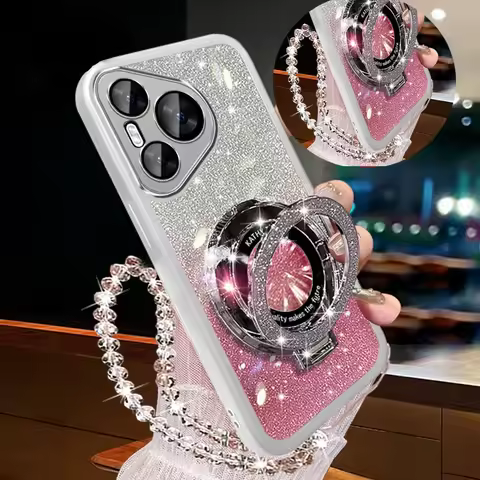 Edge 40 50 Glitter Crystal Bracelet for Magsafe Phone Holder Case For Motorola Edge 40 50 Edge40 Neo