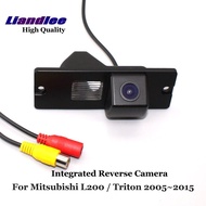 รถกล้องถอยหลังสำหรับ Mitsubishi L200 / Triton 2005 ~ 2015สำรองข้อมูลมุมข้างหลังกล้องมองหลังสำหรับจอดรถ/SONY CCD HD แบบบูรณาการ