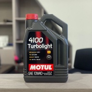 MOTUL 4100 Turbolight 10W40 Semi Synthetic Acea B4 Performance Engine Oil 4L