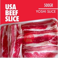 USA SHORTPLATE BEEF SLICE / DAGING SAPI SHORTPLATE - 500GR