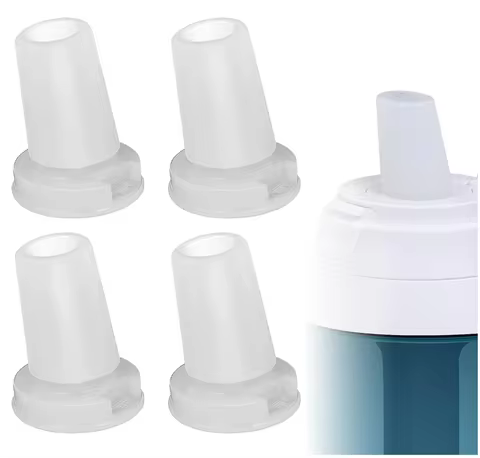 4 pcs Water Bottle Mouthpiece Replacement for Brita Water Bottle, Silicone Water Bottle Bite Valve R