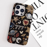 Phone Case: Trendy Collage 777 Phone Case for Phone 17/16PM/15PM/13/13/12/11/ Glossy Case