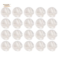 20 Pcs Grid Cube Connector Abs Connectors For Wire Cube Storage Shelving (White)