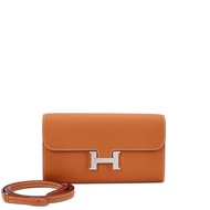 Hermès Gold Epsom Constance-To-Go Wallet Palladium Hardware, 2024