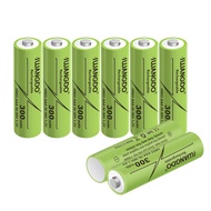 Batteries AAA 300mAh HR03 Ni-MH 8pcs Ni-MH Rechargeable Pre-Charged for Outdoor Garden Solar Lights,