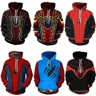 ✖▫☸The Avengers Spiderman Spider-Man Hoodie Sweater Hoodies Jacket Sweatshirts Anime Superhero Cosplay