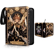 Magic Card Girl Sakura Card Favorites Clow Postcard A4 Leather Zipper Card Binder Kabao Wenchuang Ca
