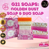 G21 Soaps: G21 Golden Dust Soap & G21 Kojic Papaya Honey Oatmeal Soap for Body Care - Body Wash