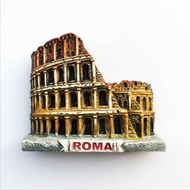 Italian Landmark Colosseum Message Sticker Rome Tourism Memorial Decoration Craft Gift Magnetic Refrigerator Sticker Decoration 【Refrigerator sticker】▤◊