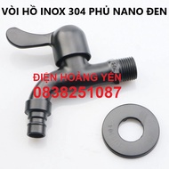 Van T inox SUS304 có khóa ra 2 đường nước van T cầu màu đen