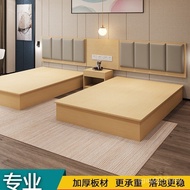 Single Room Hotel Furniture Double Bed Full Set Apartment Bed Sign Single Hotel Bed Bed Bed Bed Bed 