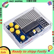 Pixel Game Console Finished Product 51 Single Chip Game Kit Brazing Project Game Kit