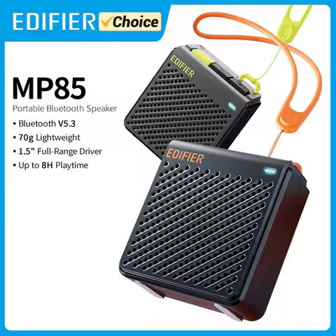 Edifier MP85 Portable Bluetooth Speakers Camping Walking Speaker Wireless Stereo 70g Lightweight 8H 